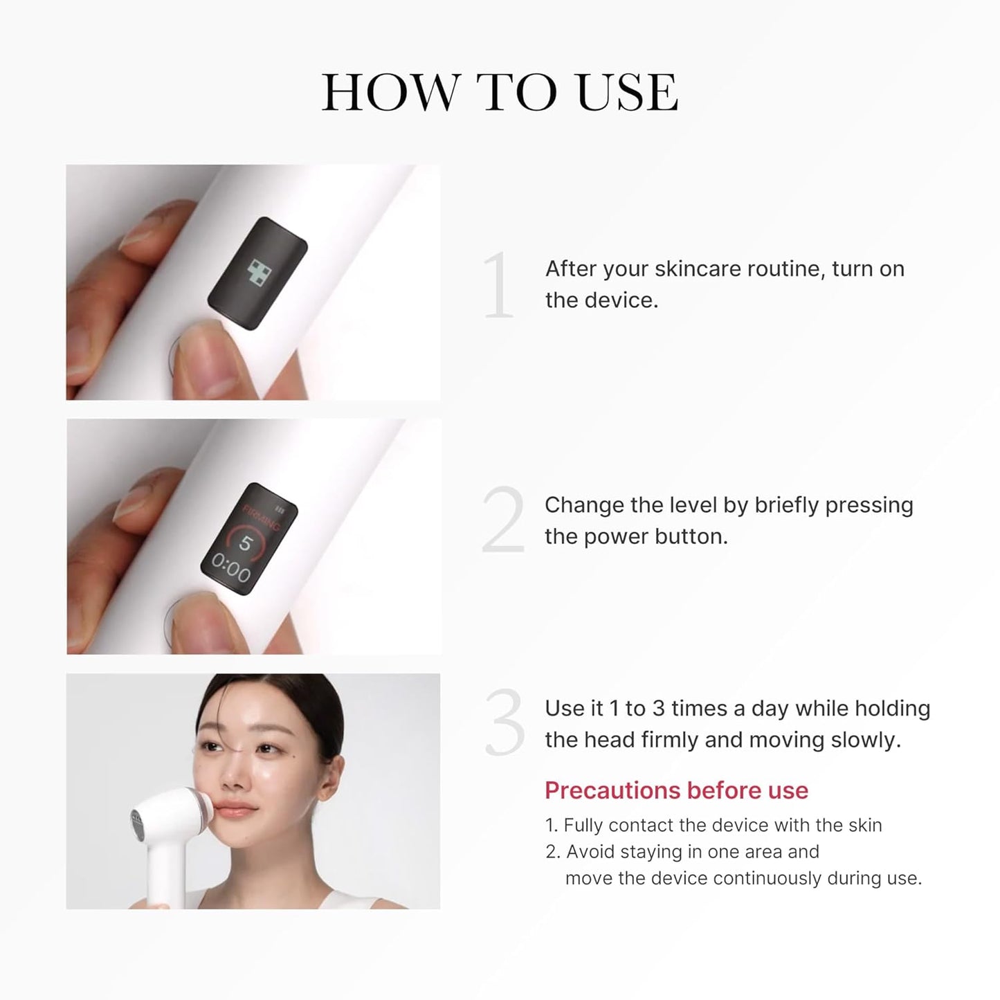 Medicube Age-R Ultra Tune 40.68 | High-tech 2 in 1 skin care tool - Skin elasticity, Line care, Radiance, Korean facial tools