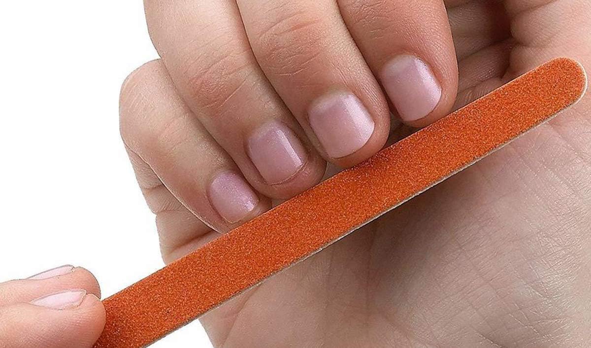 Multi-Pack Nail File Emery Boards Buffering Files Professional Manicure Pedicure Beauty Tools 20Pcs/Pack Nail Files Set for Home and Salon