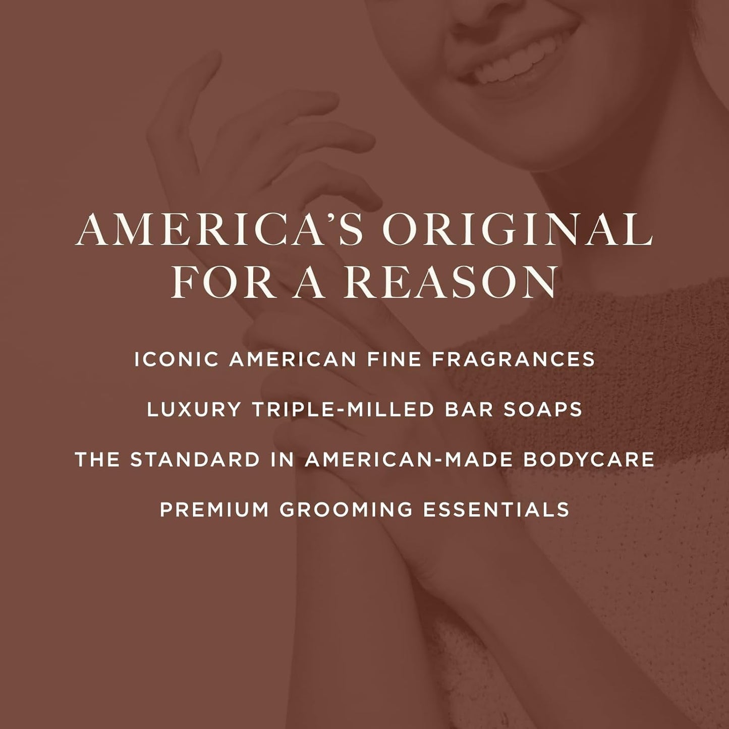 Caswell-Massey Natural Bar Soap Gift Set - Elixir of Love Scent - Romantic Triple-Milled Moisturizing Body Soap Bars for Women, Plant-Based Formula for Soft Skin, Made in USA, 3 x 3.5 oz