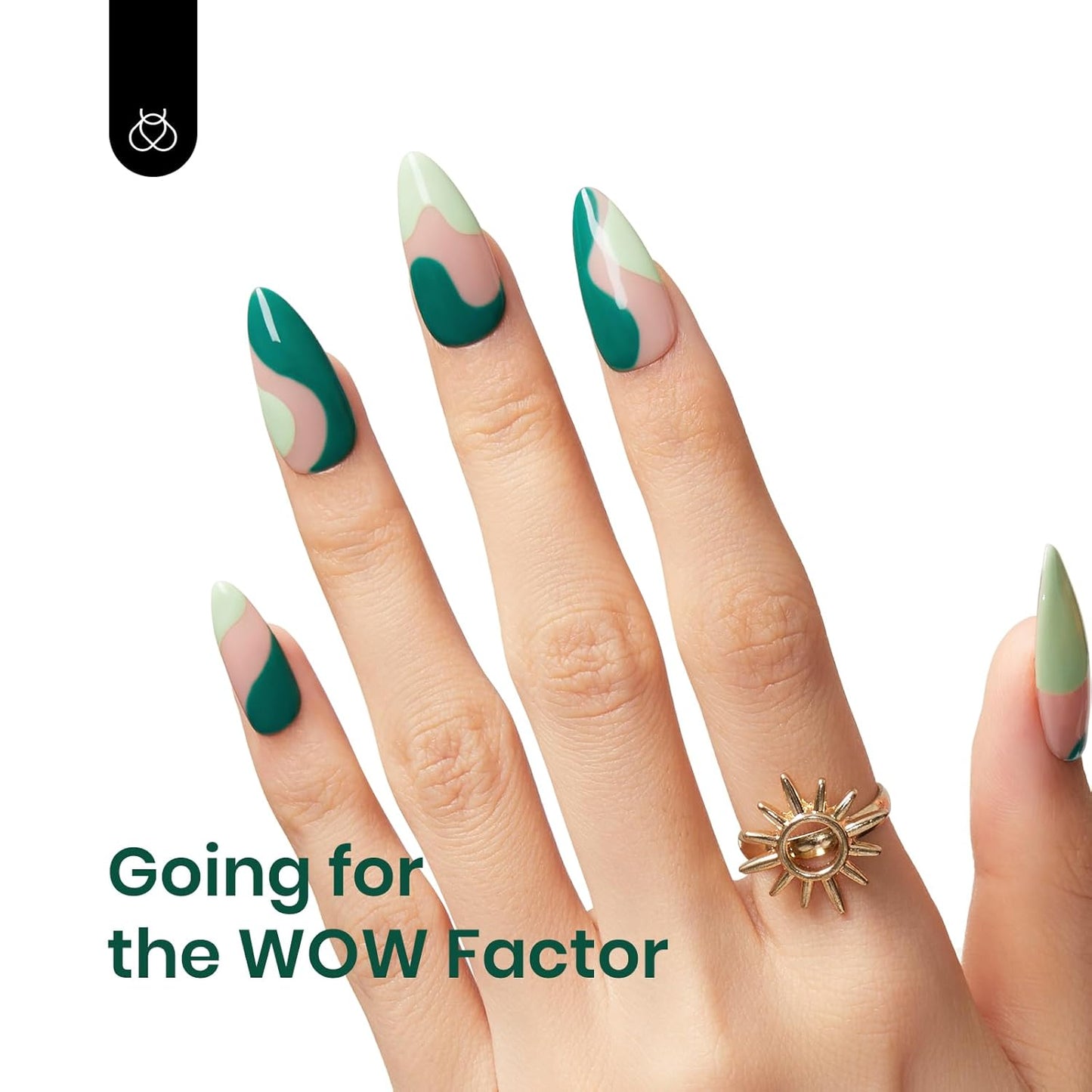 Beetles Green Gel Nail Polish 1 Pcs 15ml Emerald Green Gel Polish Soak Off Uv LED Nail Lamp Needed Nail Art Manicure Salon DIY Home 0.51Oz Gift for Women