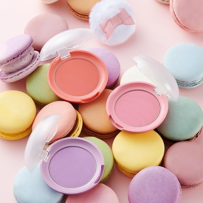 ETUDE Lovely Cookie Blusher #PK002 Grapefruit Jelly 4g | Glowing & Natural Powder Blush with Long-Lasting Sebum Control | Easy Application | Puffy Cushion for a Lovely Makeup Look