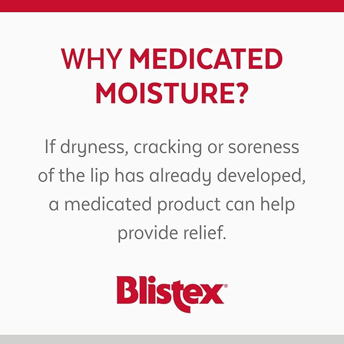 Blistex Medicated Mint Lip Balm, 0.15 Ounce (Pack of 24) – Prevent Dryness & Chapping, SPF 15 Sun Protection, Seals in Moisture, Hydrating Lip Balm, Easy Glide Formula for Full Coverage