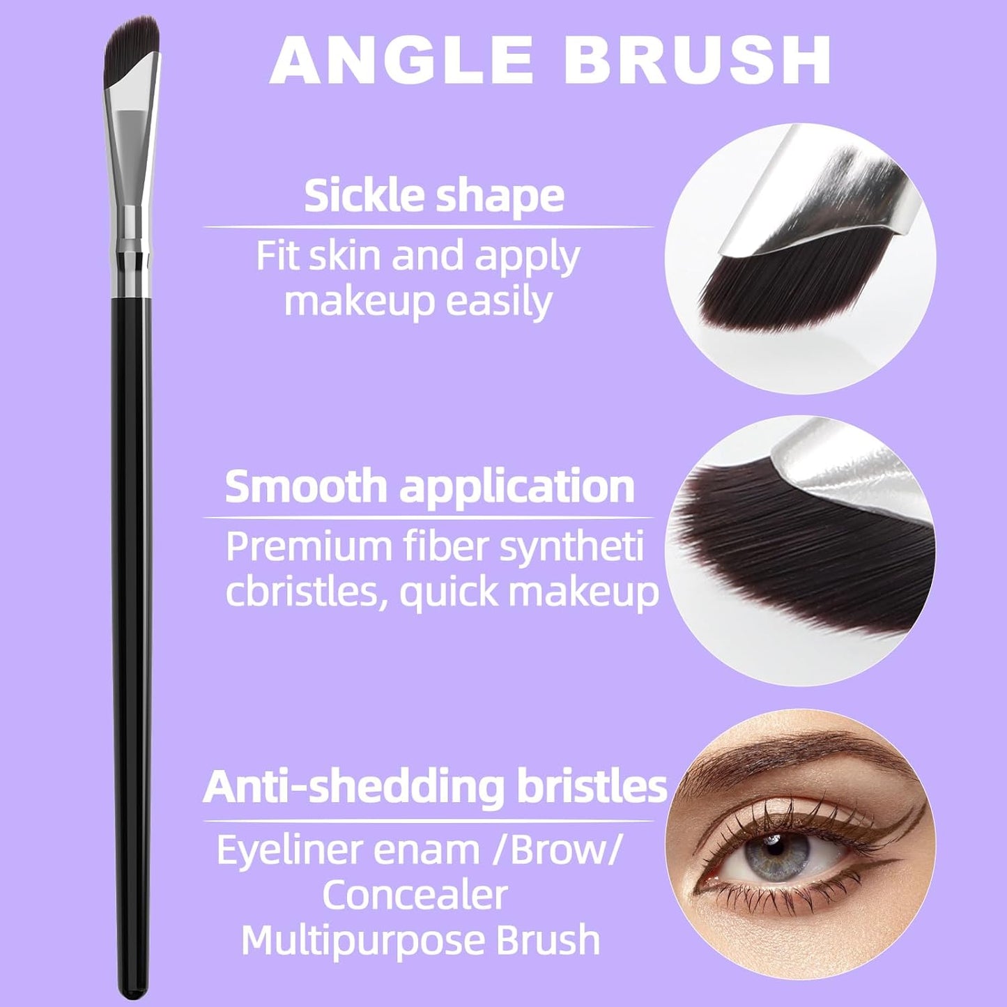 LAVONE Eyeliner Set - Waterproof Makeup Kit with Liquid eyeliner Pencil, Gel Eyeliner & Angled Eye liner Brush, Waterproof, Smudge Resistant, Long Lasting Formula - Blonde