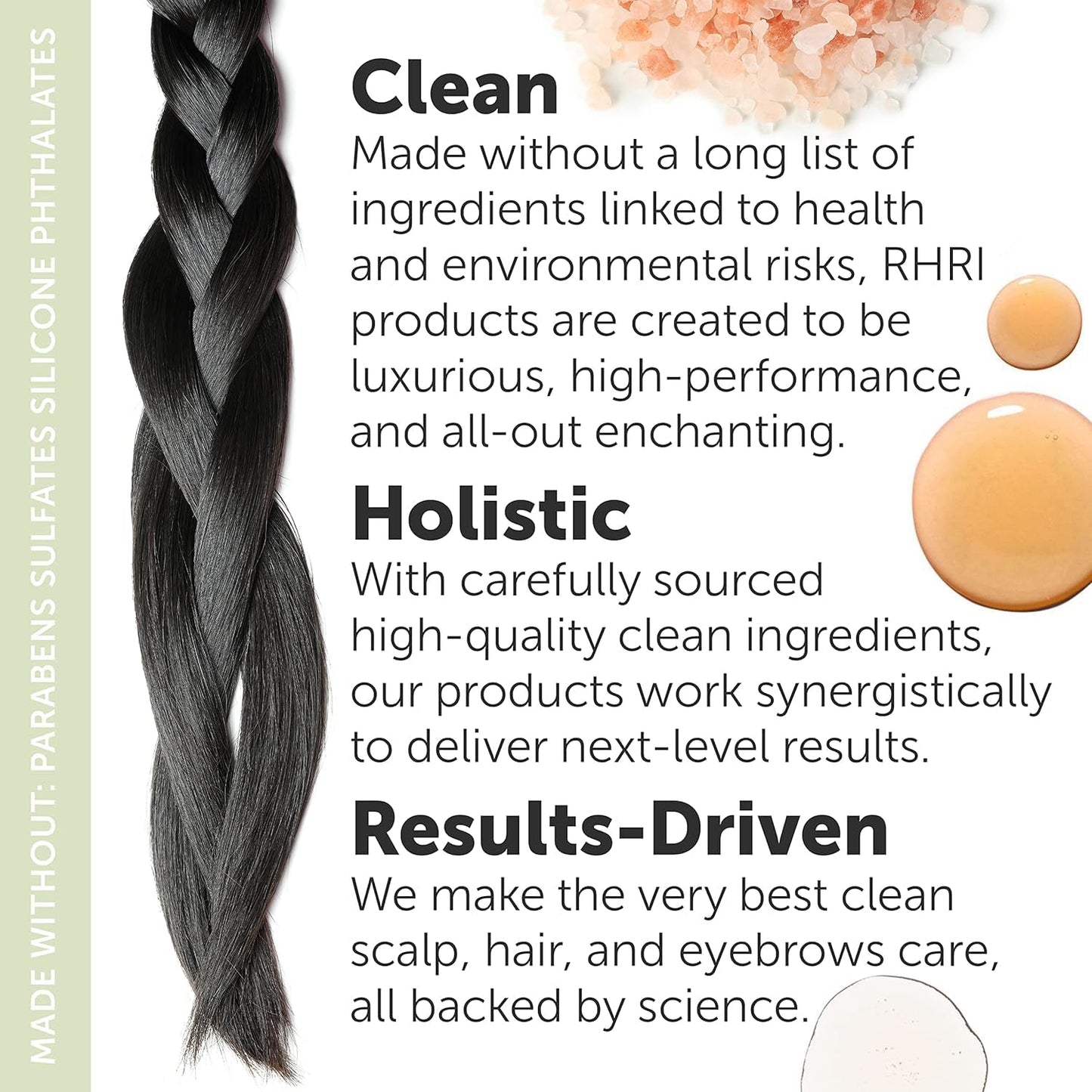 Apple Cider & Sea Salt Green Scalp Scrub Sulfate-Free | 10% AHA & BHA | Exfoliating Hair & Scalp Treatment for Detox, Dandruff & Build-Up | Scalp Exfoliator Hair Scalp Scrub | Refreshing ( 16 Fl Oz )