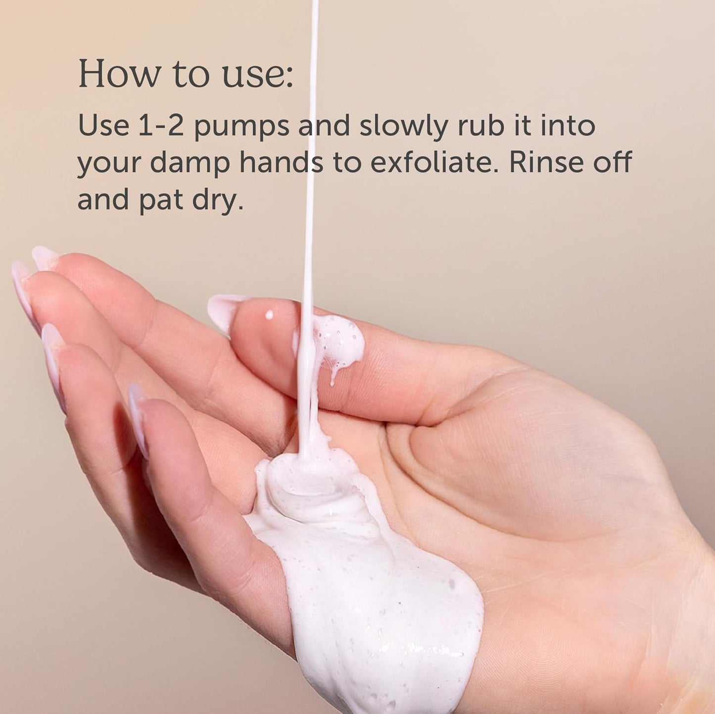 Nectar Life Exfoliating & Moisturizing Hand Wash, Volcanic Pumice for Hand Scrub, Shea Butter Softens Hands, Clean Vegan Ingredients. Ocean Breeze Scent