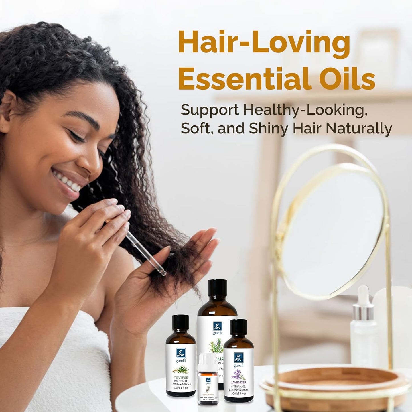 Rose Essential Oil, Home Fragrance Scent Oil for Diffuser, Skin, Hair, Candle, Soap, Dryer Balls, Laundry - 1 oz/30ml