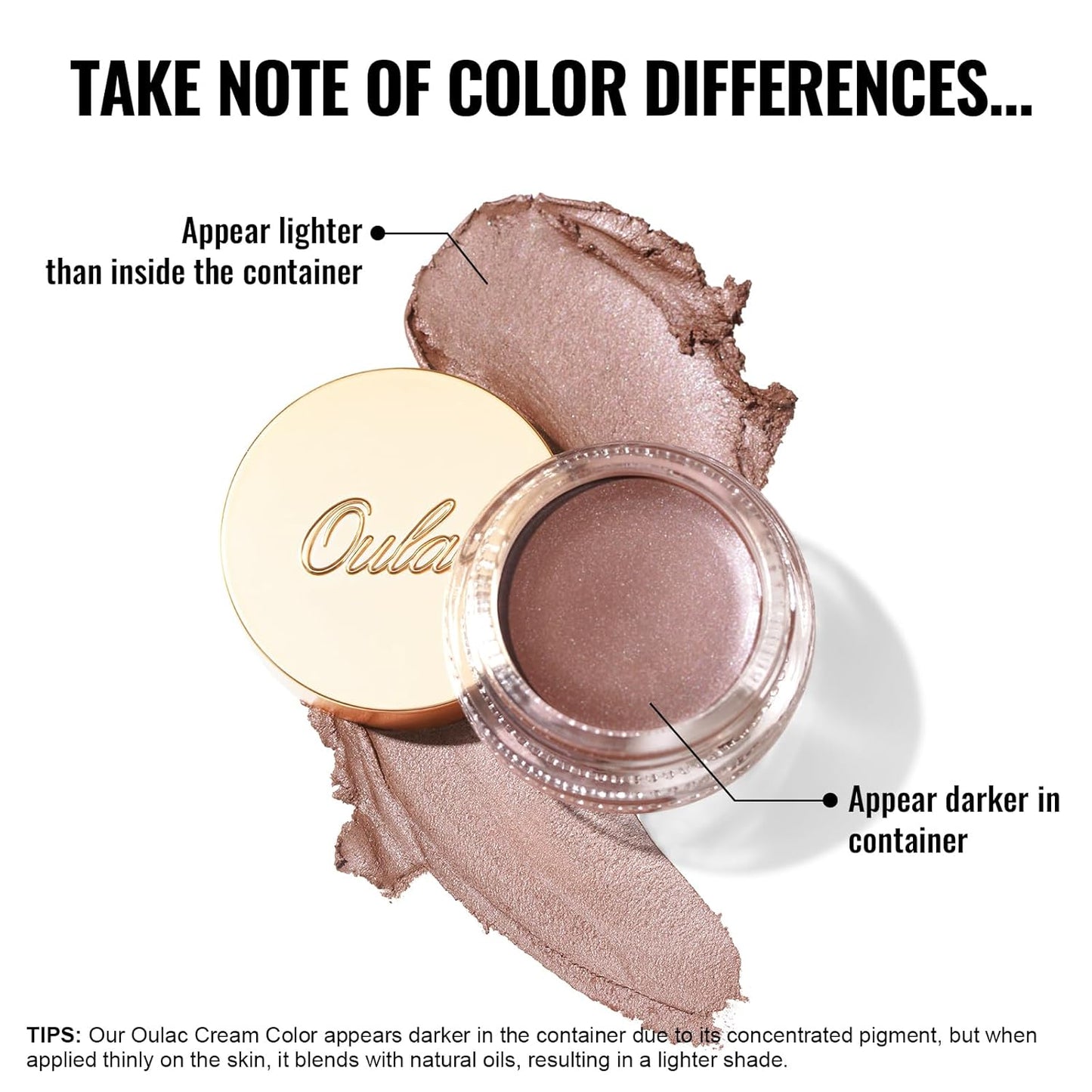 Oulac Matte Eyeshadow 3-in-1 Eyeshadow Eye Primer&Eyeliner Highly Pigmented Waterproof Smudge-proof Long Lasting Wear Smooth&Blendable Formula for Natural Look,Vegan & Cruelty-Free,CM03