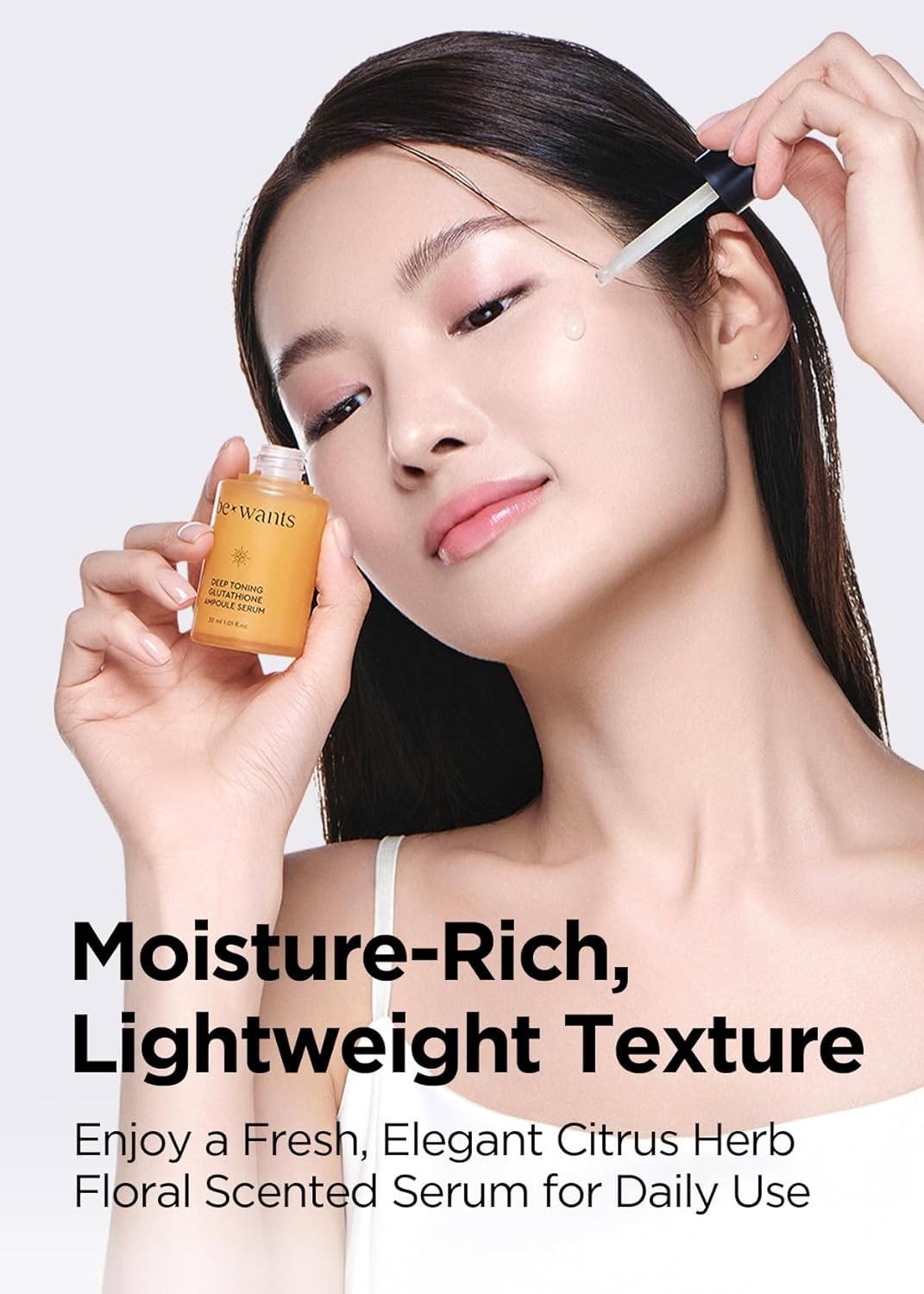 Bewants Skin Brightening Glutathione Serum, Deep Toning Complex for Even Skin Tone, with Vitamin C, Niacinamide 50,000ppm, and Dark Spot care, 1.01 fl oz (1 Pack)