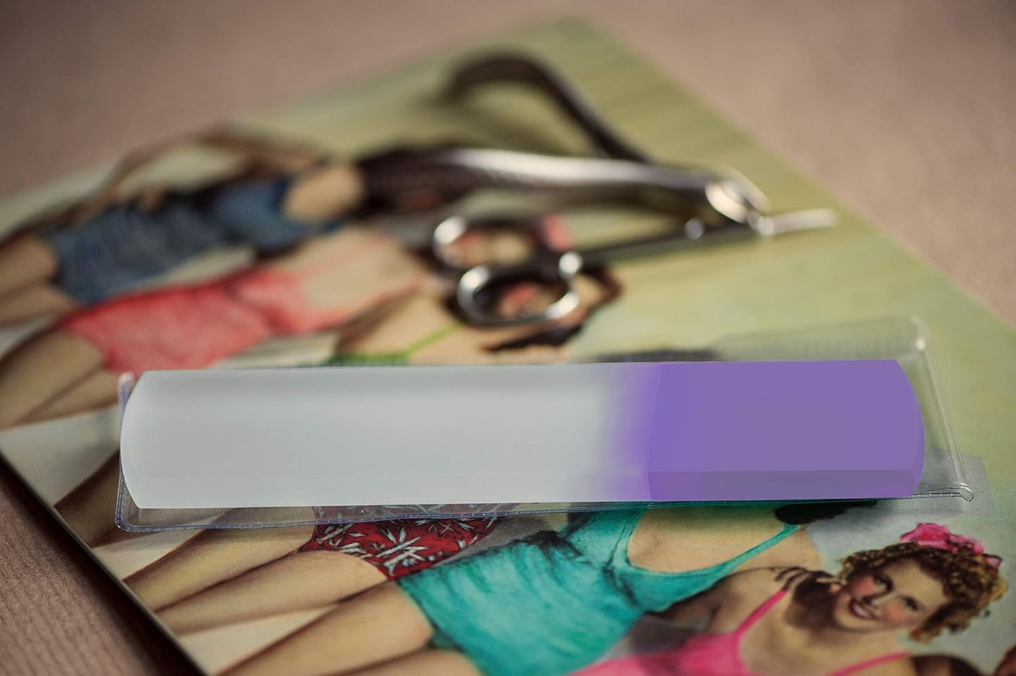 Foot File - Handmade Glass Foot File & Pedicure Rasp - Genuine Czech Tempered Glass - Corn & Dead Skin Remover - Calluses - Coarse - Hard Skin Remover - Foot Scrubber - Callus Remover for feet