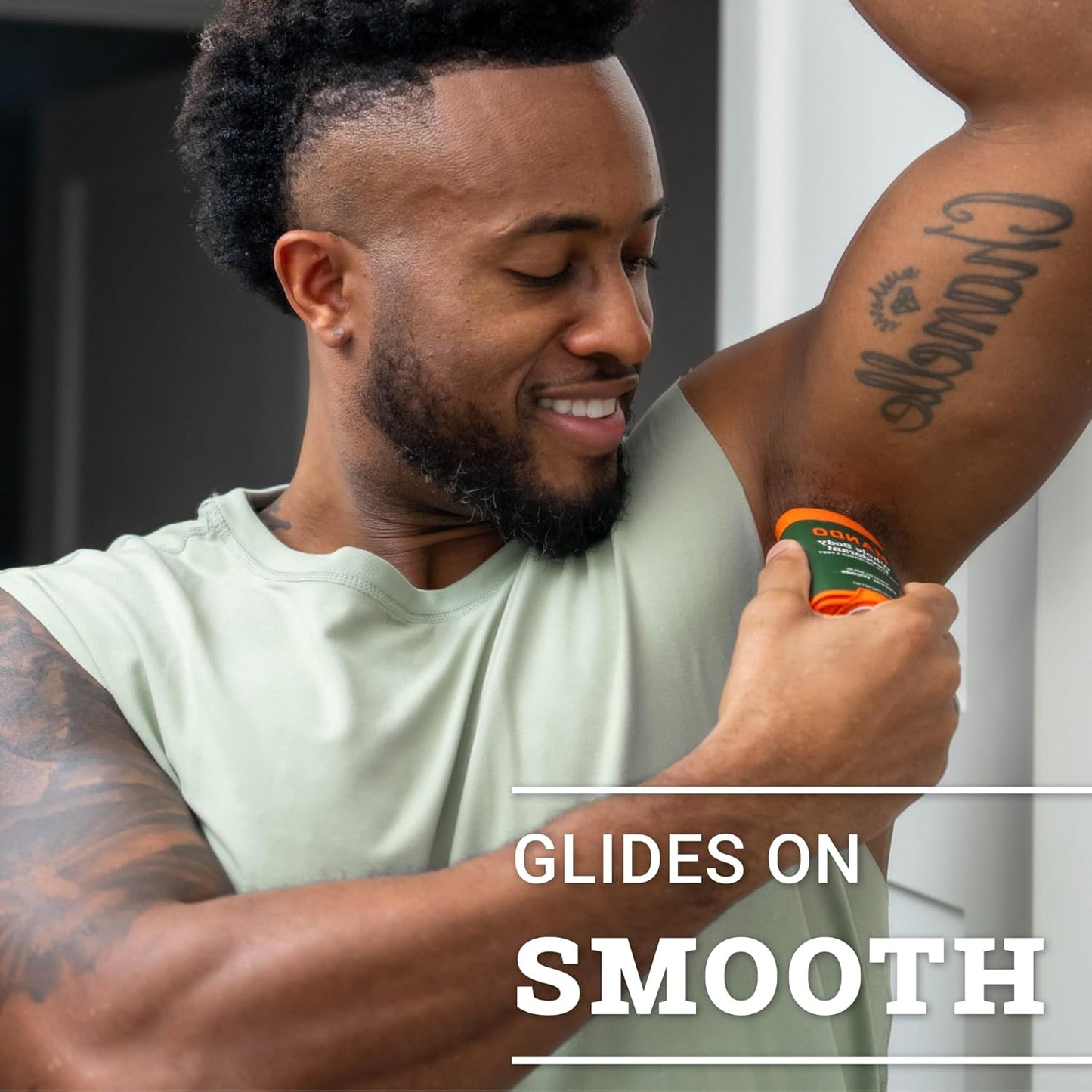 Mando Whole Body Deodorant For Men - Smooth Solid Stick - 72 Hour Odor Control - Aluminum Free, Baking Soda Free, Skin Safe - 2.6 Ounce (Pack of 2) - Cabin Retreat Limited Edition Scent