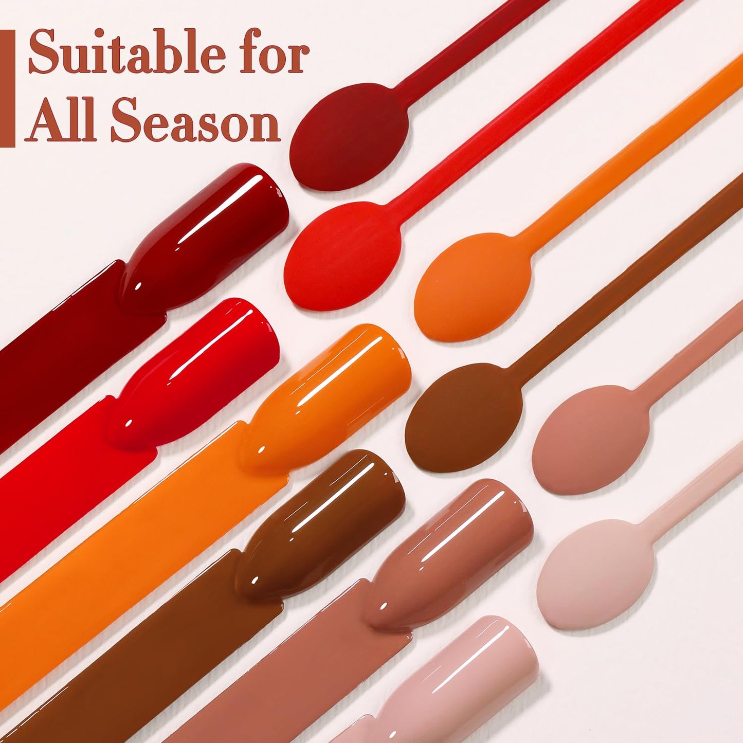 Double Rhythm 28Pcs 0.5Oz Gel Nail Polish Set Same Color Same Bottle Soak Off Gel Polish Kit Nail Art Manicure Salon DIY at Home for Women (White Pink Collection-T24-2)