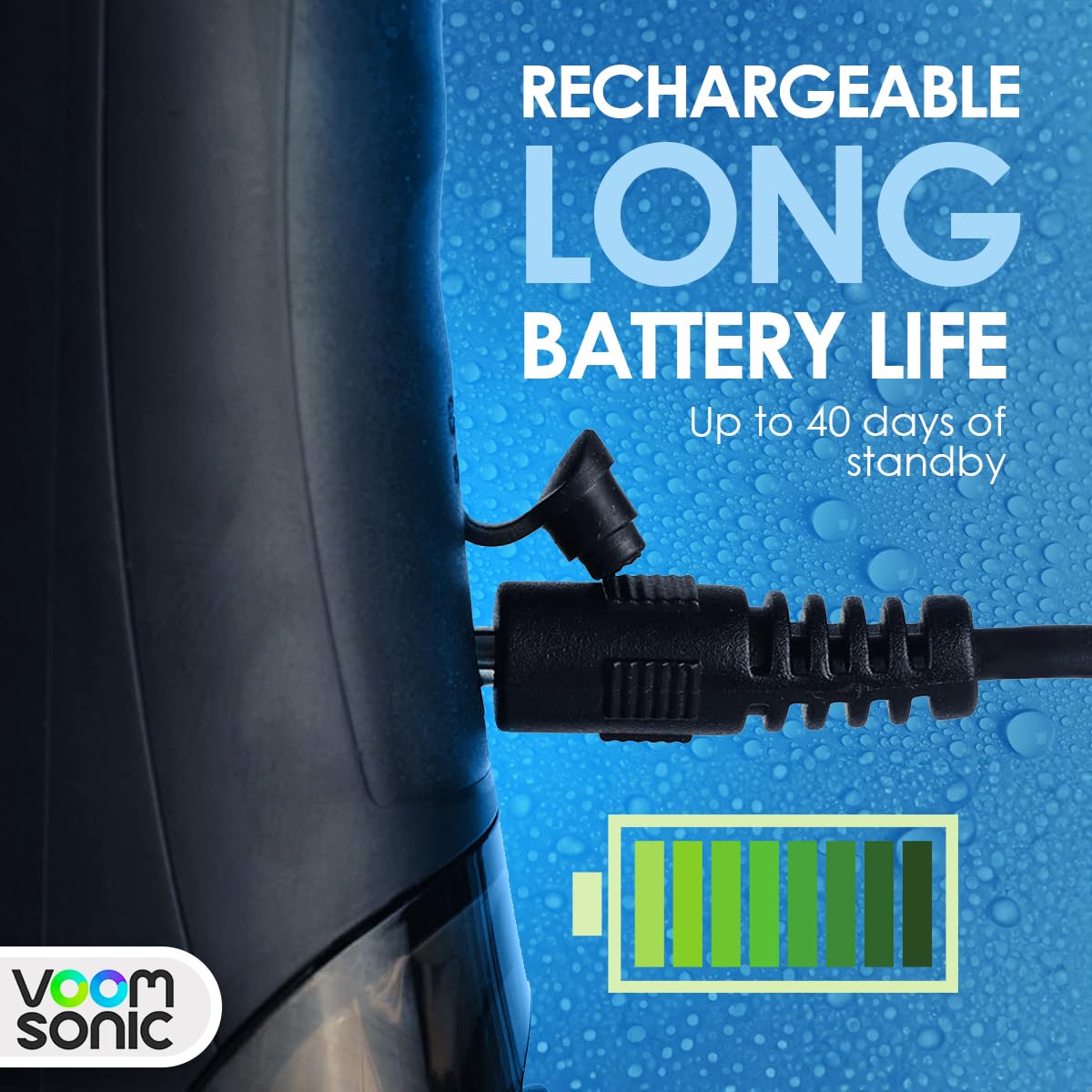 Cordless Water Flosser (Black) | Portable Oral Irrigator, Travel-Friendly Water Pick with 4-Tips, 3 Speed Rechargeable Water Dental Flosser for Teeth Cleaning, Braces & Sensitive Gums, IPX7 Waterproof