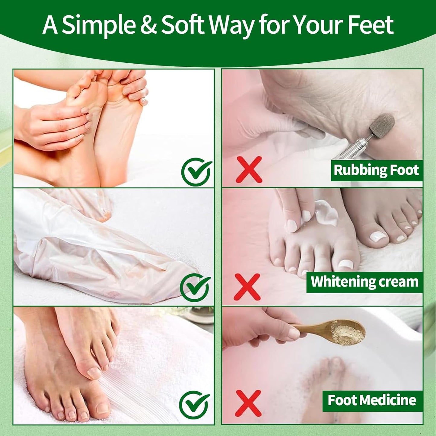 Moisturizing Foot Mask 5 Pack,Hydrating Foot Masks for Dry Cracked Feet,Moisturizing Socks Dry Skin Moisturizer for Soft and Smooth Touch Feet,Foot Care Spa Gifts for Women Men Stocking Stuffers