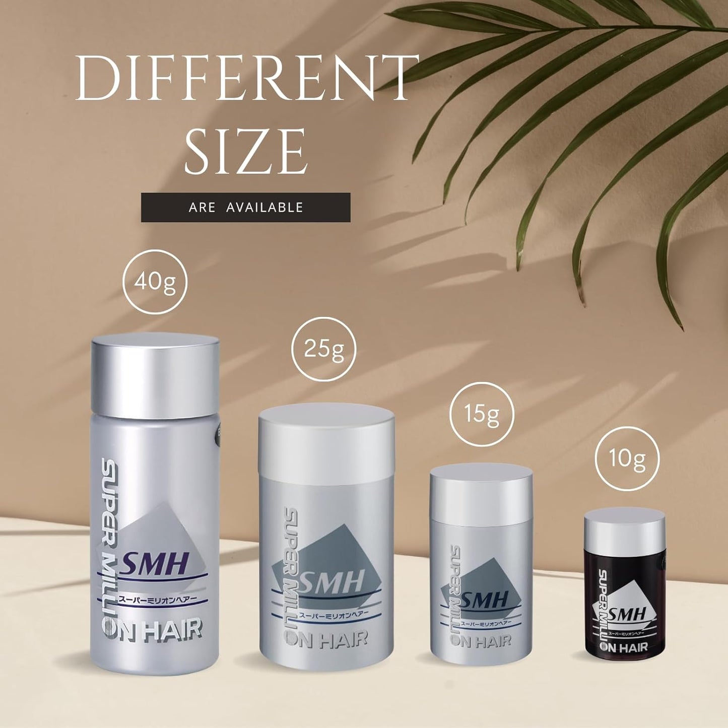 SMH Hair Fibers MADE IN JAPAN – Instantly Conceals Thinning Hair –Long-Lasting – Sweat, Water & Wind Resistant – Hair Loss Solutions For Men & Women (White, 15g)