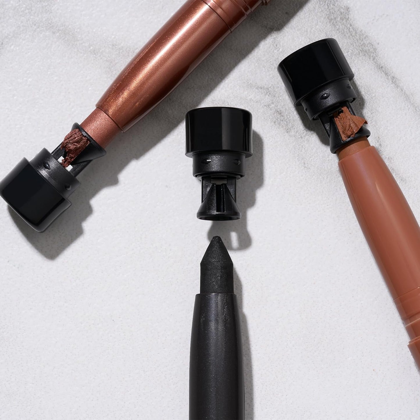 LAURA GELLER NEW YORK Kajal Longwear Kohl Eyeliner Pencil - Clove Kohl - Caffeine and Vitamin E - Smooth & Blendable Liner - Built-In Sharpener