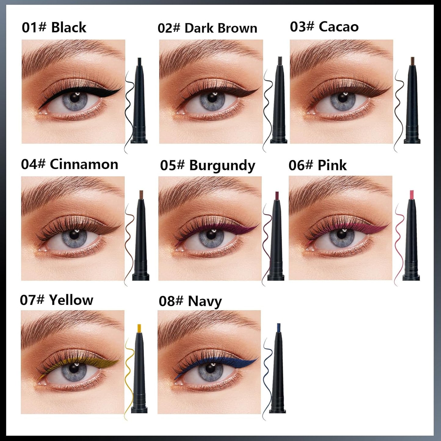 Witch's Pouch Waterproof Smudge Proof Black Eyeliner Pencil