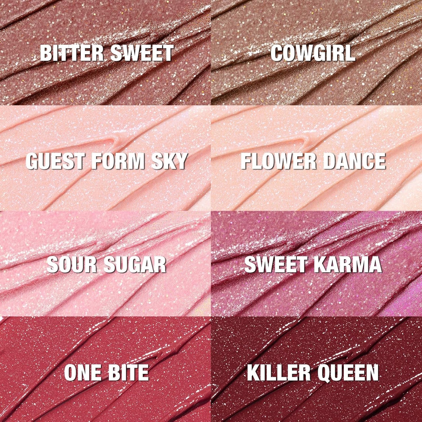 FOCALLURE Glisten Opal Shine Lipstick, High Impact Lip Color, Moisturizing Tinted Lip Balm, Lightweight & Hydrating Formula for Lip Care, COWGIRL