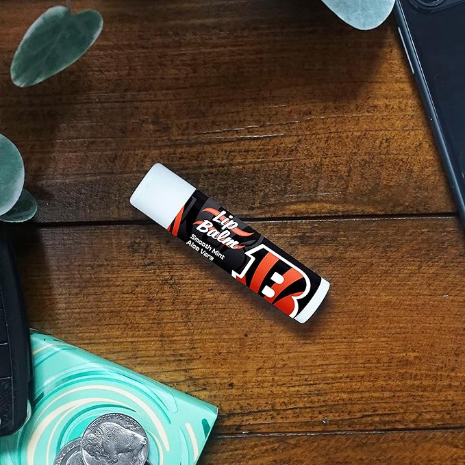 FANMATS 34633 Cincinnati Bengals Smooth Mint SPF 15 Lip Balm