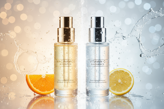 Niacinamide & Vitamin C Boosters: Double the Bright, Double the Power