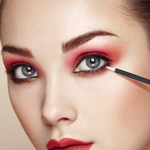 G2PLUS 100PCS Disposable Eyeliner Brush, Makeup Brushes Applicator, Cosmetic Eye Wands, Eyeliner Brush Applicator for Lip Liners, Eye Makeup, Eyelashes and Detail Painting (Black)