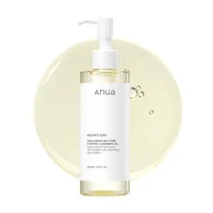 Anua Heartleaf Pore Control Cleansing Oil, Oil Cleanser for Face, Makeup Blackhead Remover, Korean Skin Care 6.76 fl oz(200ml) (original)