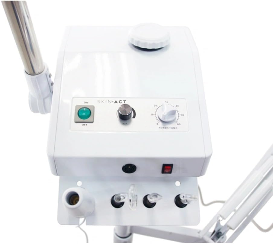 SKINACT Ozone Steamer, 5 Diopter Magnifying Lamp & High Frequency