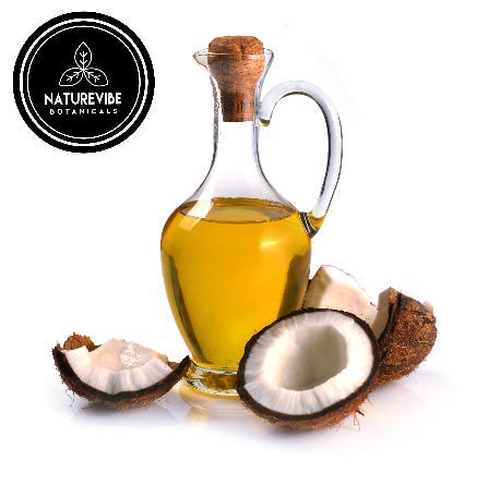 Naturevibe Botanicals Fractionated Coconut Oil 32oz and Castor Oil 32oz | Oil Combo