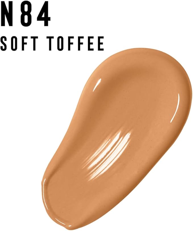 Max Factor Facefinity 3-in-1 All Day Flawless Liquid Foundation, SPF 20-84 Soft Toffee, 30 ml