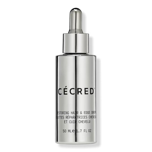 Cecred Restoring Hair & Edge Drops - Daily Peptide Serum for Fuller-Looking Hair, Supports Hairline & Scalp Health, Strengthens Roots,1.7 fl oz