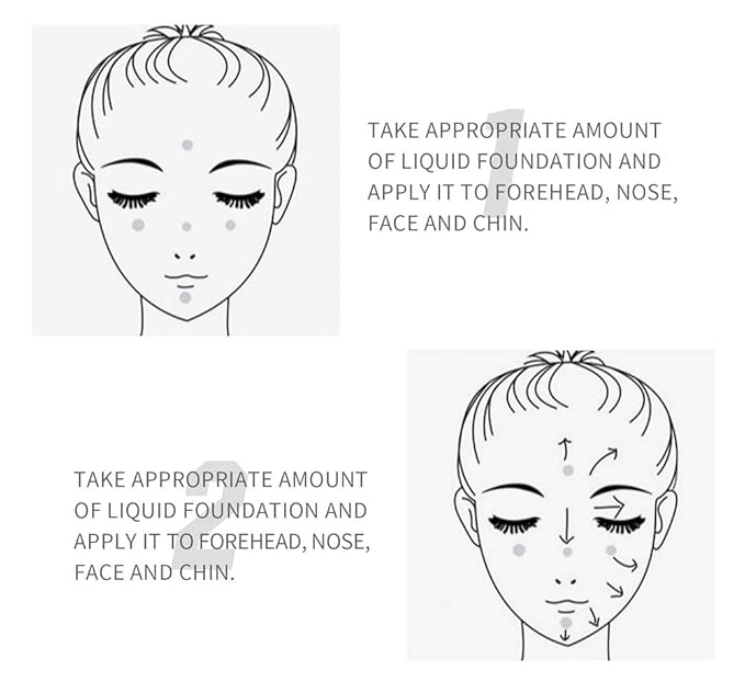 PHOERA Foundation, Flawless Soft Matte Liquid Foundation Makeup for Women. (106#Warm Sun)