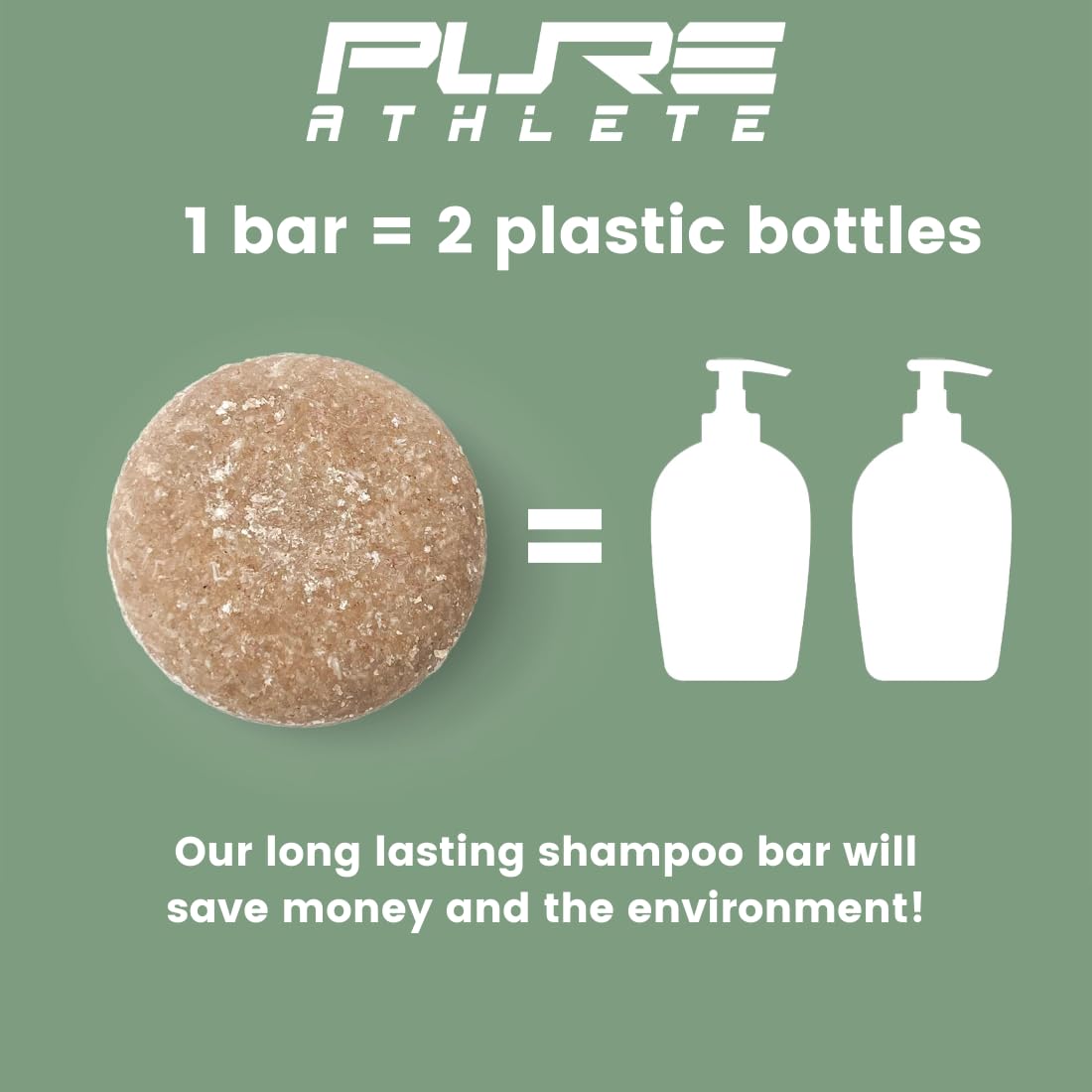 Pure Rosemary Natural Shampoo Bar - Volumizing, Strengthening, Thickening Solid Hair Growth Soap, Made in USA with Rice Protein, Caffeine, Castor Oil, and Ginger, Organic for Women, Men