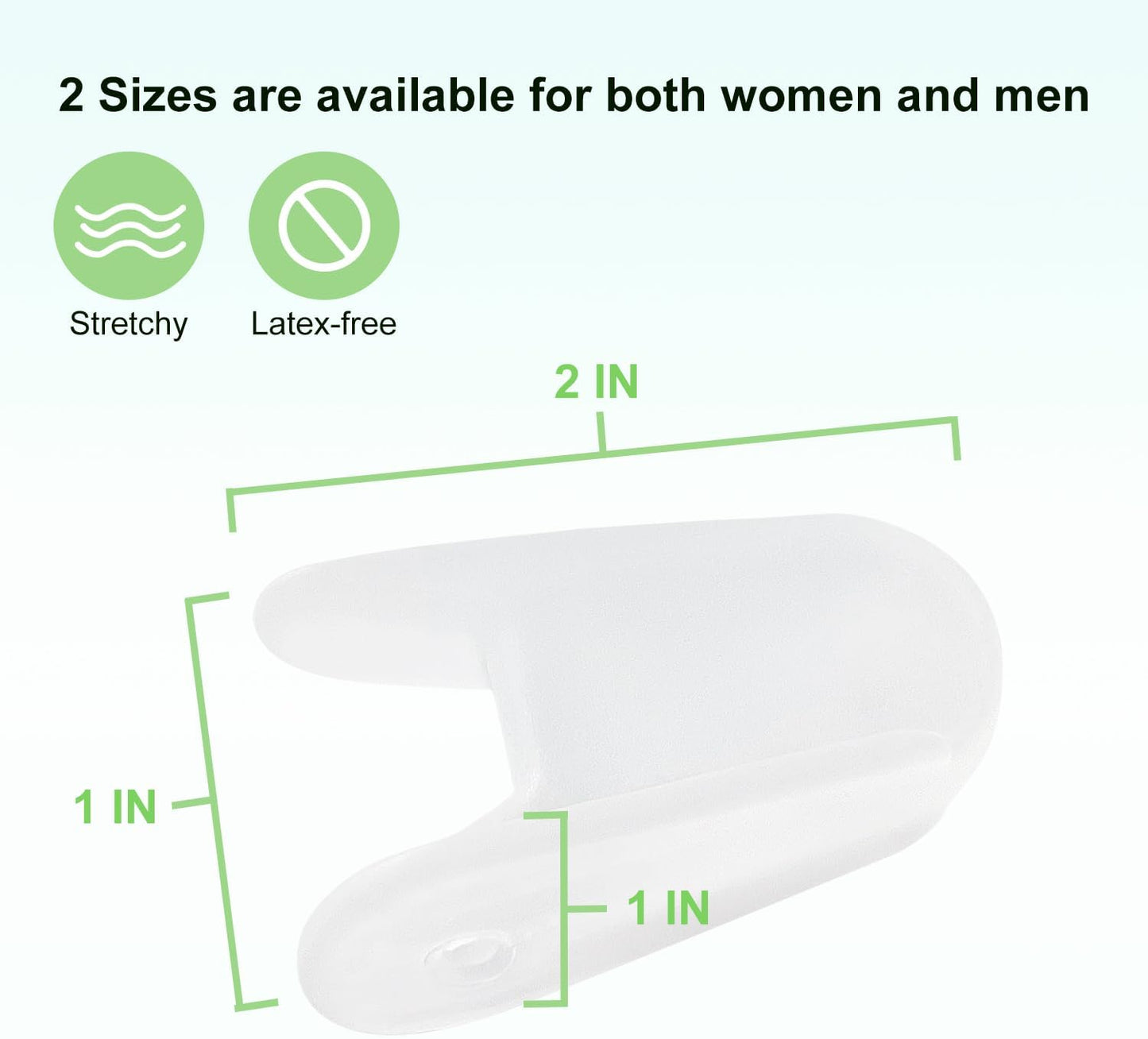 Niupiour Silicone Big Toe Separator for Bunion, 10 Pack- Large Toe Spacer for Women and Men, Flared Design Toe Straightener for Aligning Toes and Correcting Toe, Prevent Blisters, Calluses and Corns