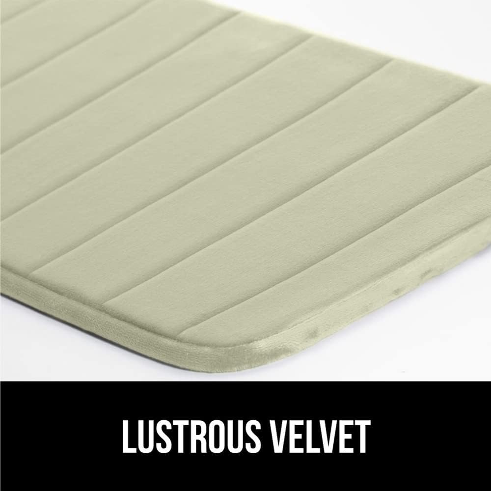 GORILLA GRIP Memory Foam Bath Mat, Soft Absorbent US Designed Bathroom Rug, Gripping Dots Machine Washable Bathmat, Cushioned Floor Mats, Shower Sink Rugs Room Décor Accessories, 36x24 Sage