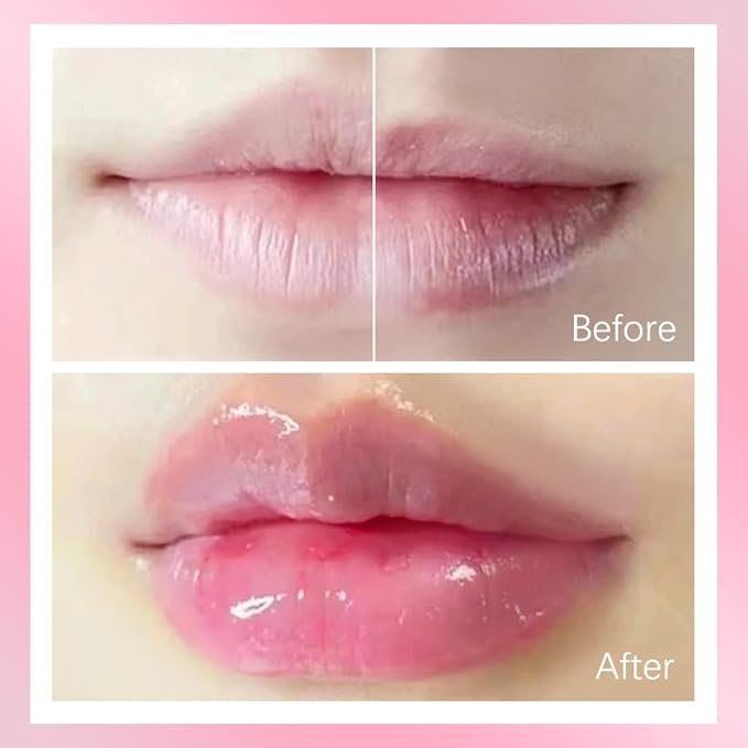 ibcccndc Lip Plumper Plumping Lip Gloss Hydrating Nourishing Lip Oil Red Liquid Lipstick Lip Care Products Mineral Oil Clear Lipgloss (5)