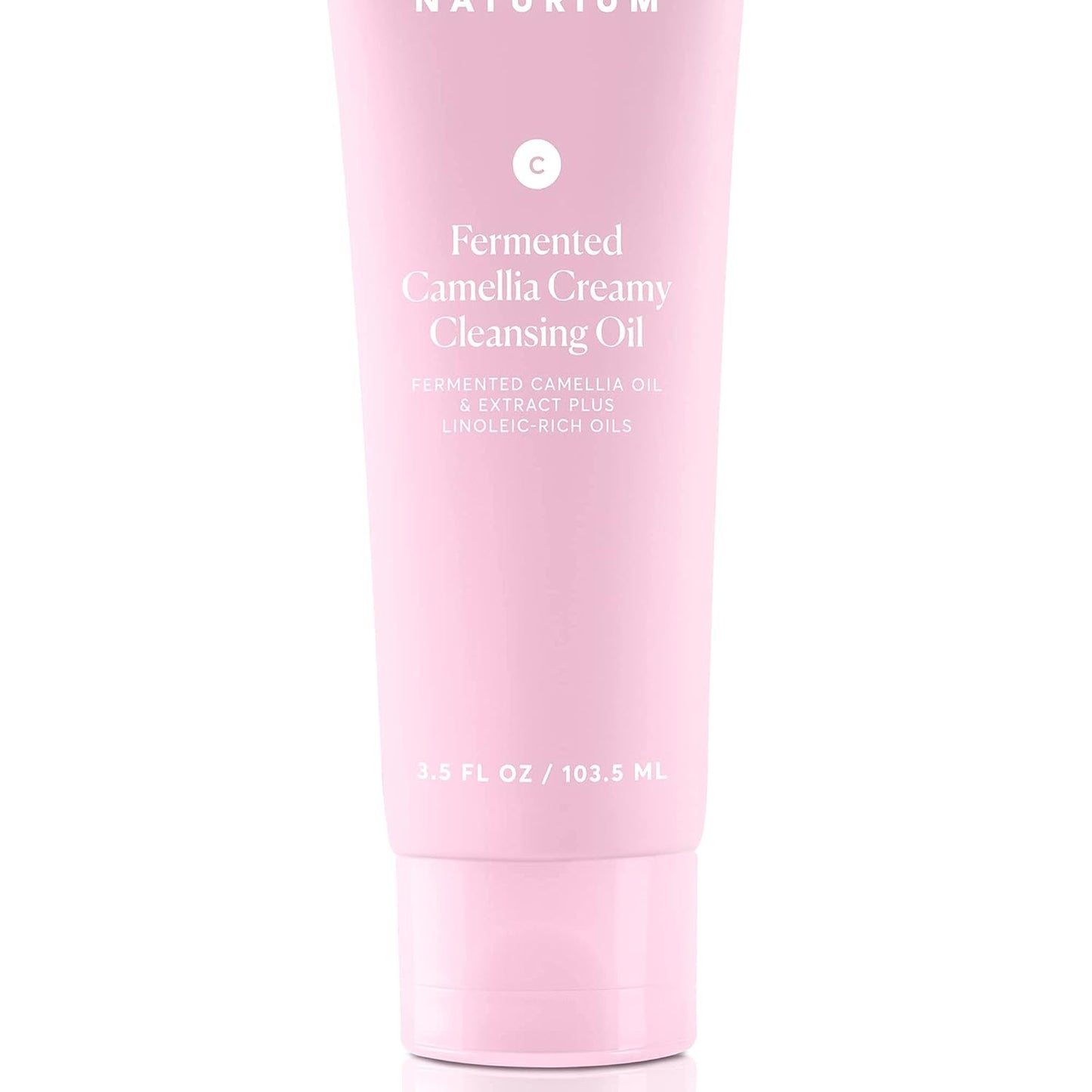 Naturium Camellia Creamy Cleansing Oil, Fermented Camellia Oil & Extract Plus Linoleic-Rich Oils, 3.5 oz