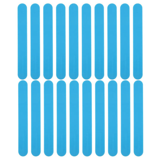 generic 25pcs Tongue Depressors Tongue Stir Sticks, Reusable Applicator Sticks Stirring Stick Tool for Laboratory, Makeup Scraper, Blue