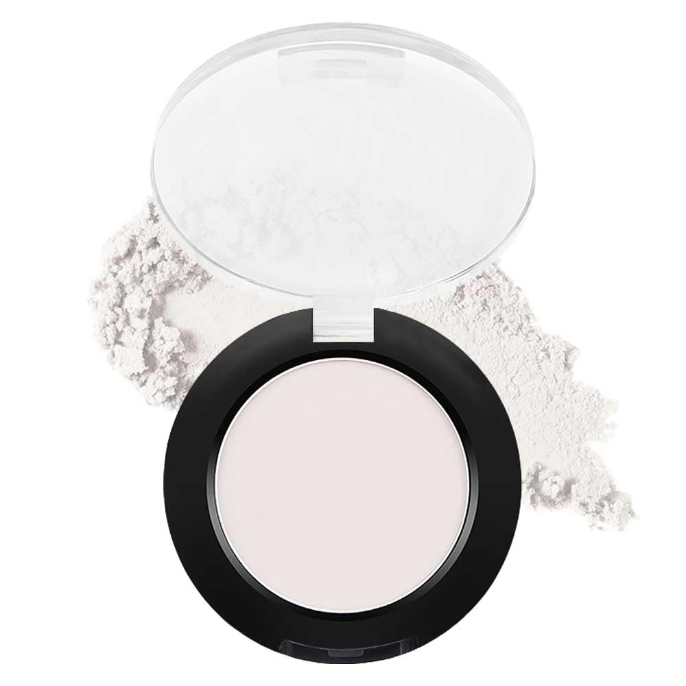 Single Nude White Matte Eyeshadow,Monochrome Eye Shadow,Apply Makeup Easily,Matte Pressed Powder Single Eyeshadow,24 Hour Eye Makeup Longwear Waterproof