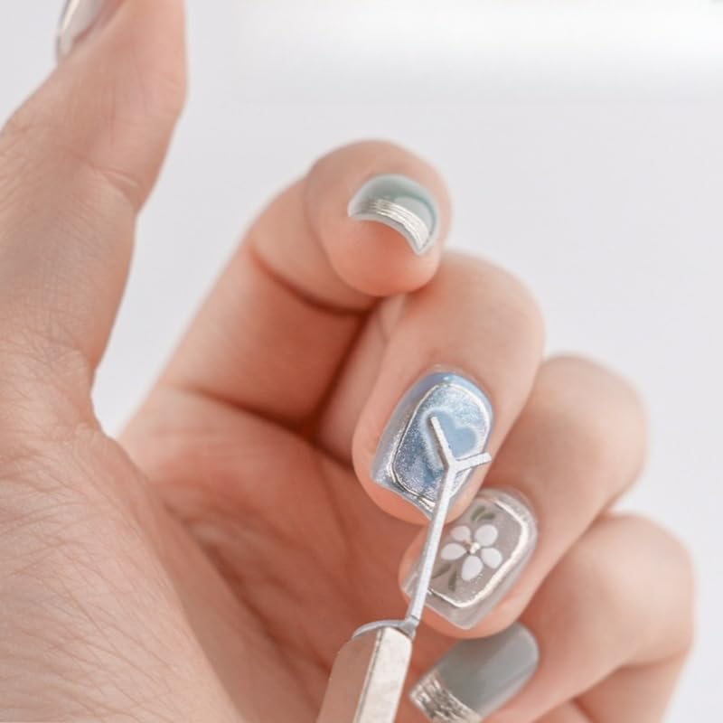 2 PCS Heart Cat Eye Magnet Set – Magnetic Nail Art Tool for Stunning Heart-Shaped Designs, Y-Shaped Guide, DIY Manicure Kit for Cat Eye Gel Polish