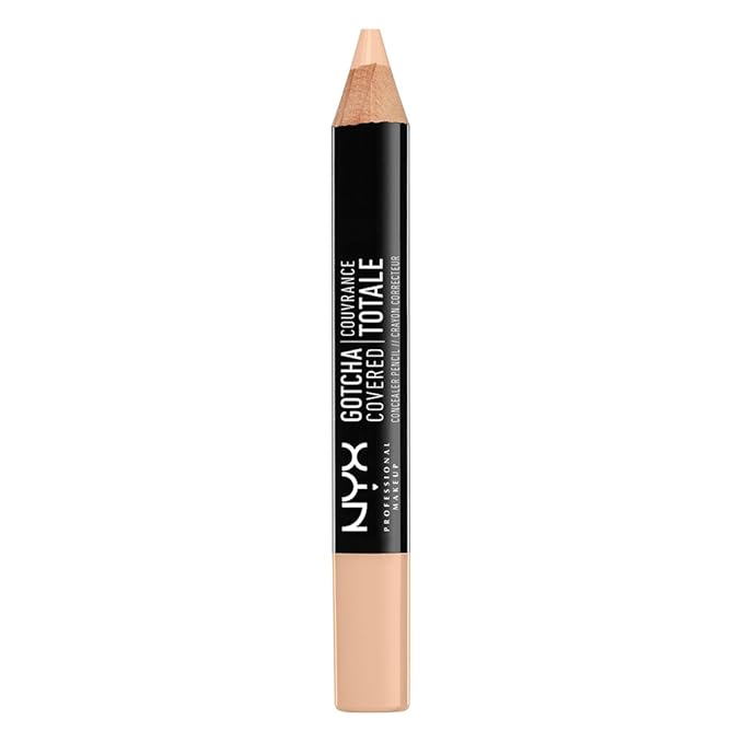 NYX Professional Makeup Gotcha Covered Concealer Pen, Ivory, 0.04 Ounce