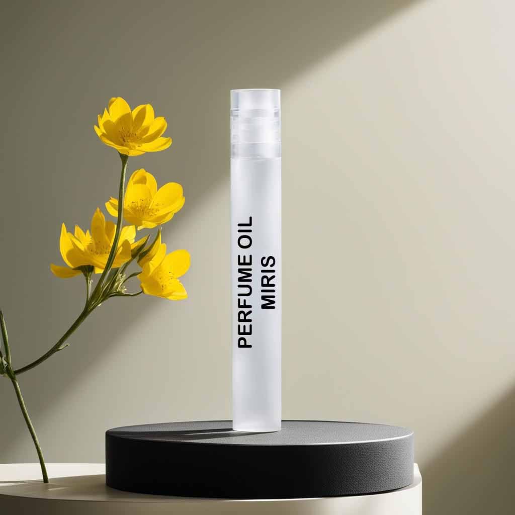 MIRIS Perfume Oil No. 35470, Inspired by Chrome, Long-Lasting Men Roll-On, Rollerball 0.34 Fl Oz / 10 ml