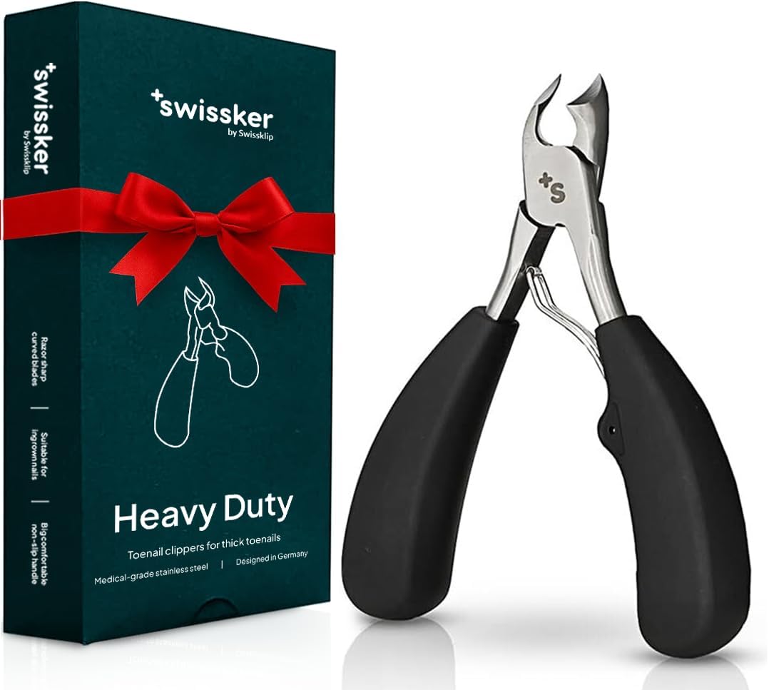 Swissklip Toenail Clippers | Heavy Duty Toe Nail Clippers I Toenail Clippers for Thick Nails I Big Toe Nail Clippers for Thick Toenails I Heavy Duty Nail Clippers for Thick Nail