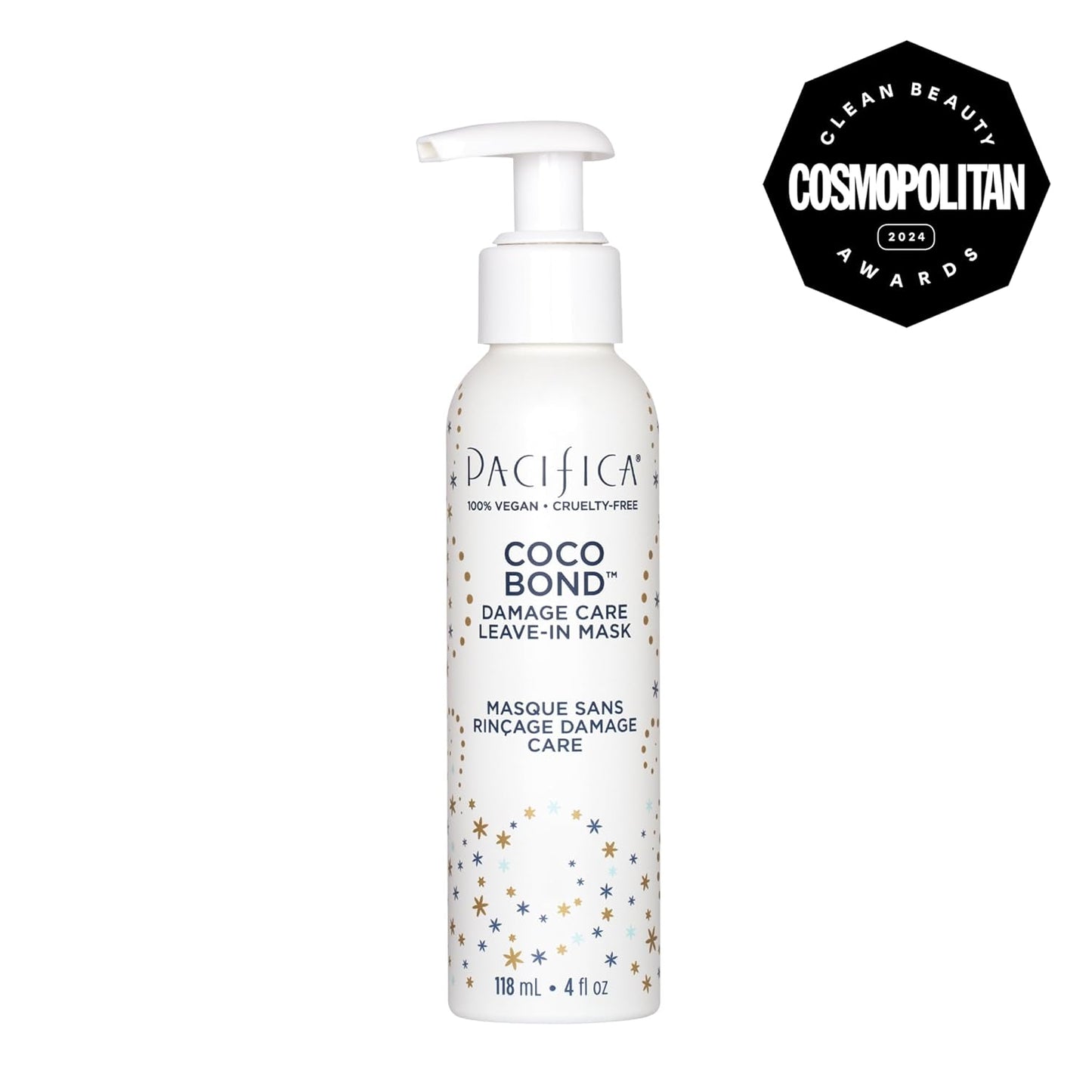 PACIFICA Beauty, Coco Bond Damage Care Leave-In Repair Mask Treatment, Dry & Damaged Hair from Bleach, Color, Chemical Services, Chlorine, & Heat, Coconut, Vegan