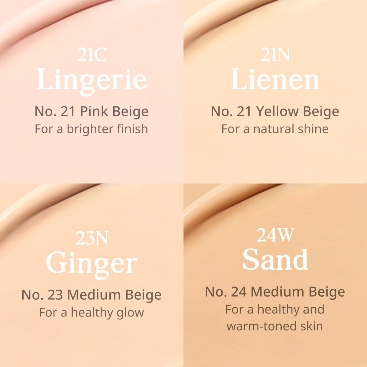 CLIO Kill Cover Mesh Glow Cushion Foundation ([Refill Included] 15g*2, 21C LINGERIE), Glass Skin, Long-Lasting, Lightweight, Buildable Coverage, Glowy Skin Makeup