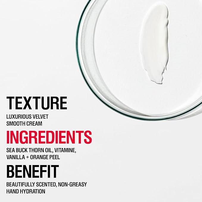 Grown Alchemist Hand Cream REFILL Pouch: Vanilla, Orange Peel. Non-Greasy Moisturizer that Soothes and Softens Hands, 500ml