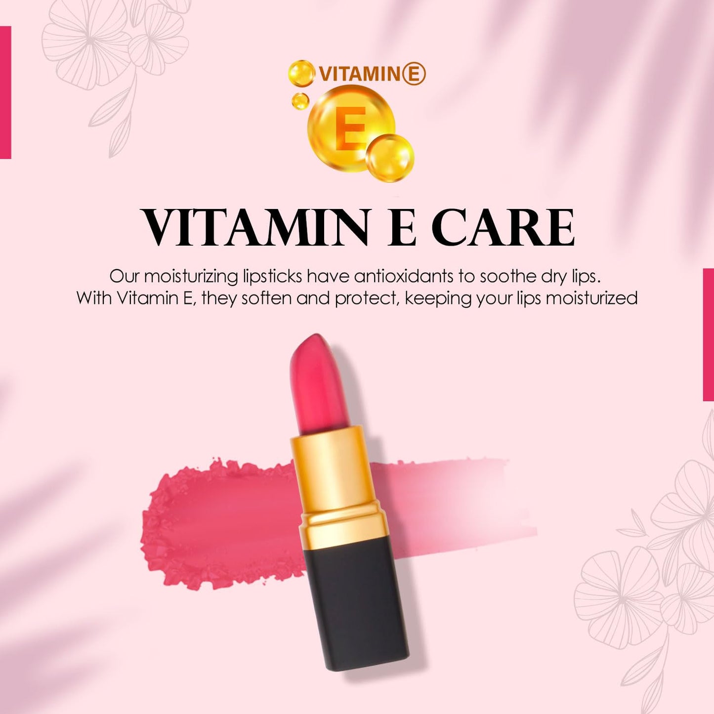 Vera Moore Creme Lipstick, Long Lasting, Lightweight, Moisturizing Opaque Color with Staying Power, Fragrance, and Paraben Free Cosmetics Soft Lipstick (Yes)