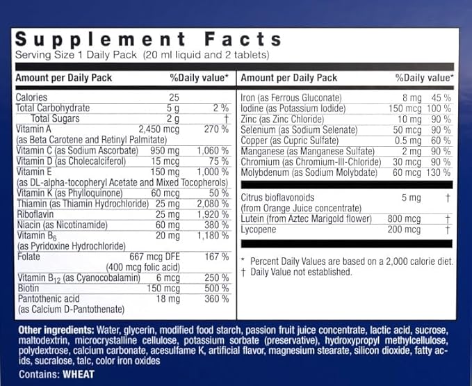 Orthomol Immun Vial, Immune Support Supplement,Capsule 30-Day Supply, Vitamins A, B, C, D, E, Zinc, Iodine