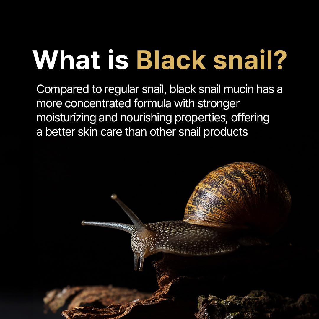 FARMSTAY Black Snail & Peptide 9 Perfect Cream, Snail Mucin Moisturizer for Elastic & Glow Skin, Hydrating & Nourishing, Anti-aging, Skin Barrier Repair, for Women & Men, Korean Skin Care, 1.85 Fl. Oz