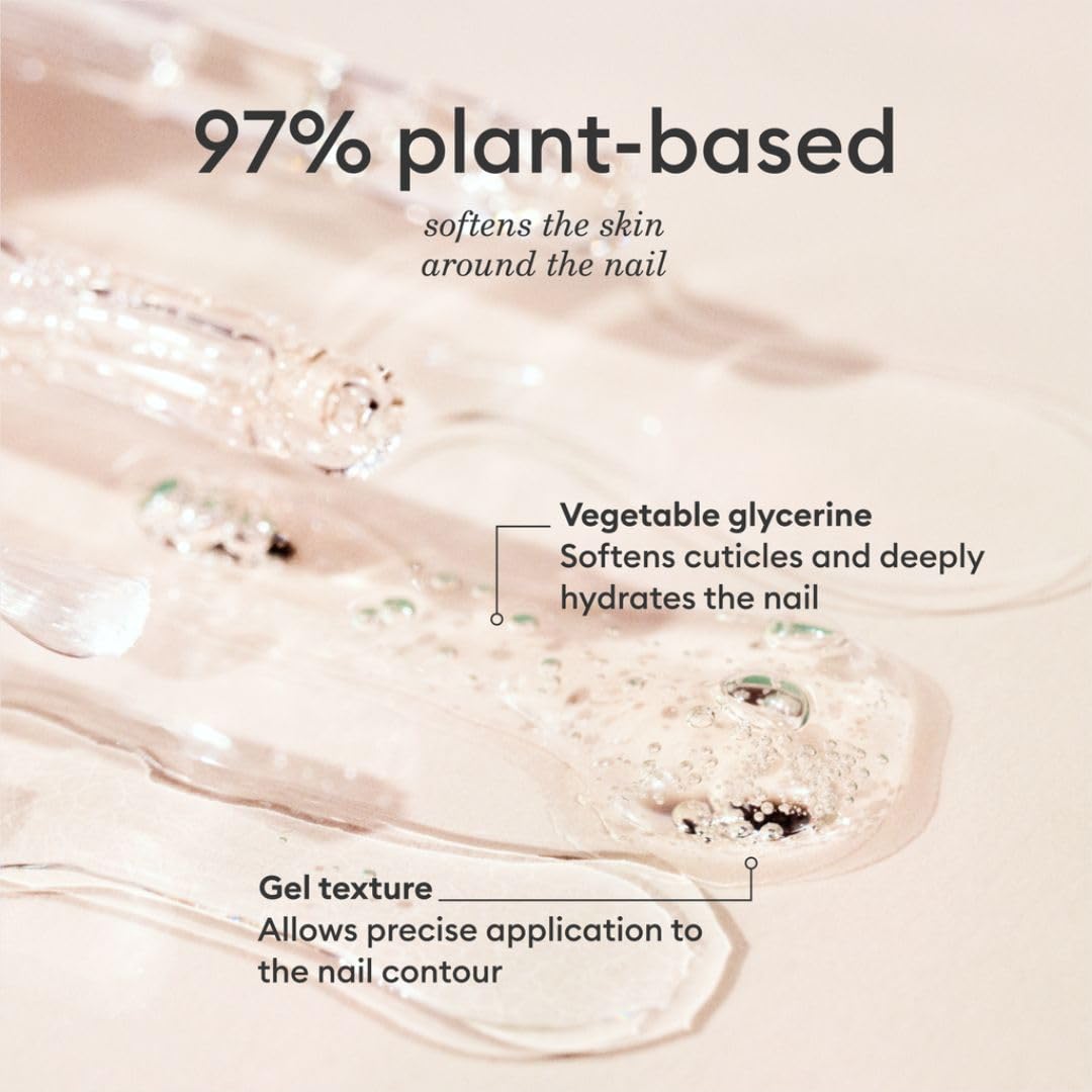 Manucurist - Cuticle Remover - Gel Cuticle Remover - Cuticle Care - 9-Free, 97% Bio-Sourced Ingredients - Made in France - Nail Care - 0.5 fl oz Bottle