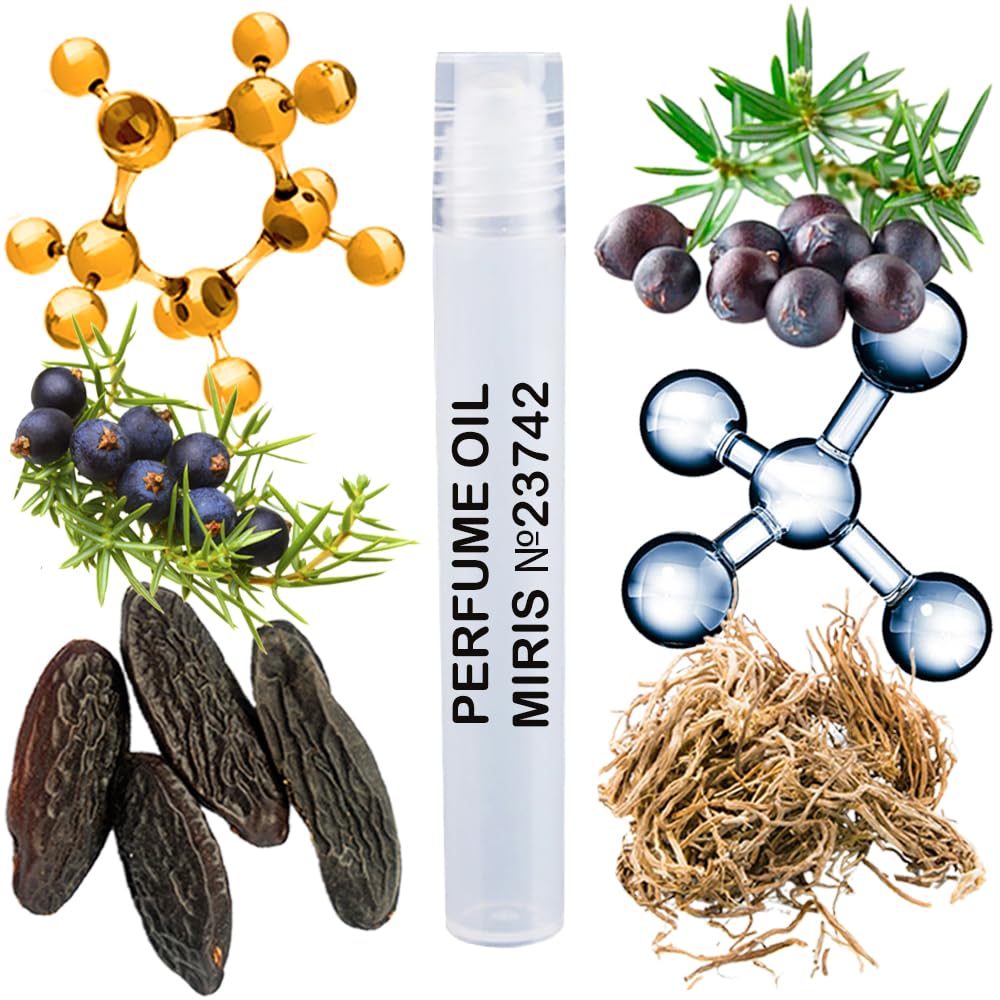 MIRIS Perfume Oil No. 23742, Inspired by Molecu 02, Long-Lasting Unisex Roll-On For Women and Men, Rollerball 0.34 Fl Oz / 10 ml
