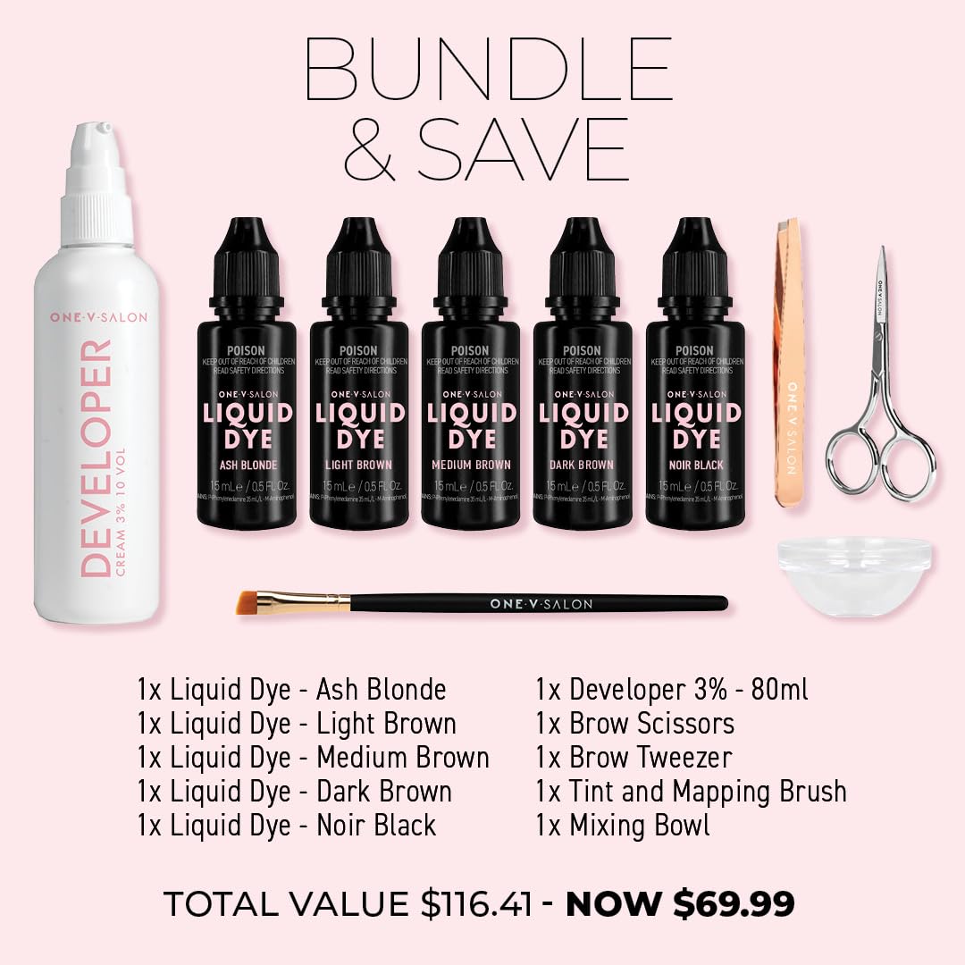 Hybrid Liquid for Professional Eyebrow Kit-150 Applications (Multicolor)